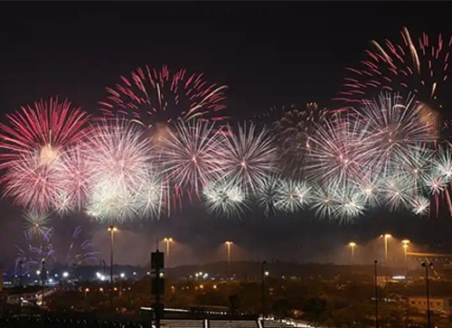 翼城县焰火晚会